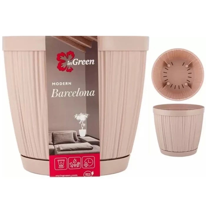 Горшок для цветов InGreen  Barselona 1,8л