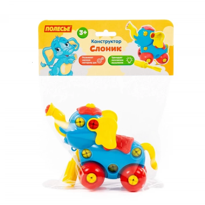 Конструктор "Слоник" (27 элементов) Полесье арт. 84453