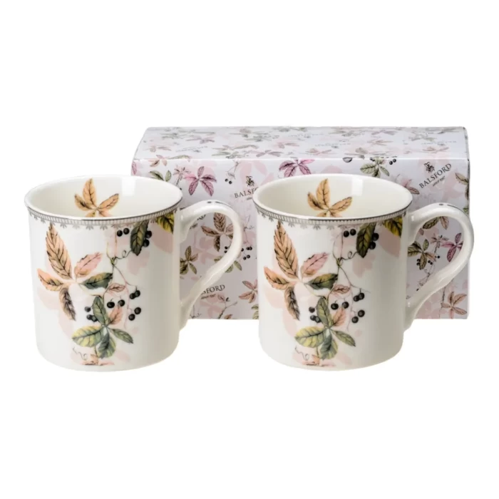 Набор кружек фарфоровых 2шт 320мл