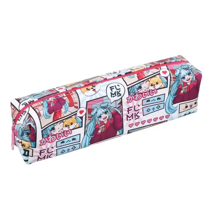 Пенал прямоугольный Манга  20.5x6x4см