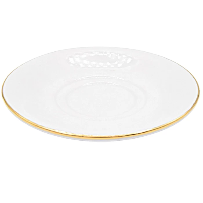 Блюдце чайное Экспресс Без деколи 14см 5С0415Ф34