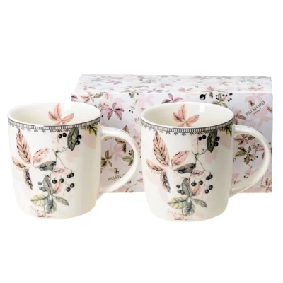 Набор кружек фарфоровых 2шт 380мл