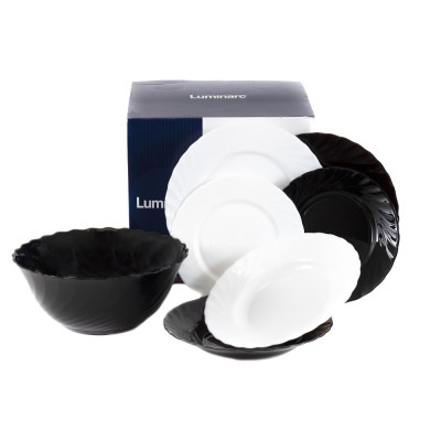 Набор посуды &quot;Moderne Trianon Black/White&quot; Luminarc арт. G8733