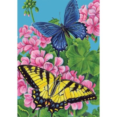 Картина по номерам &quot;Бабочки в цветах&quot; DV-9519-14