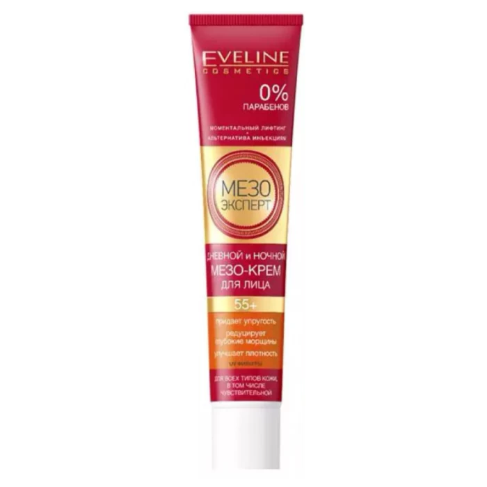 Крем для лица Eveline Cosmetics Mezo Expert дневной и ночной 55+ 50мл