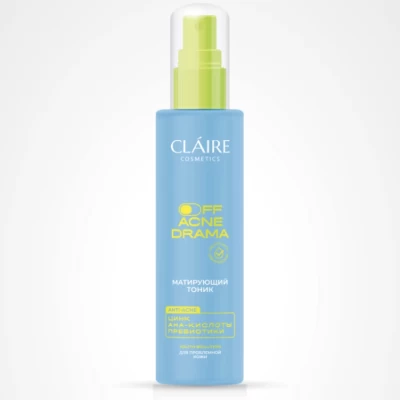 Матирующий тоник Claire Off Acne Drama 150мл