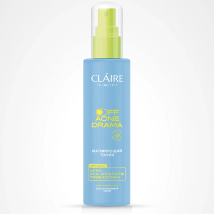 Матирующий тоник Claire Off Acne Drama 150мл