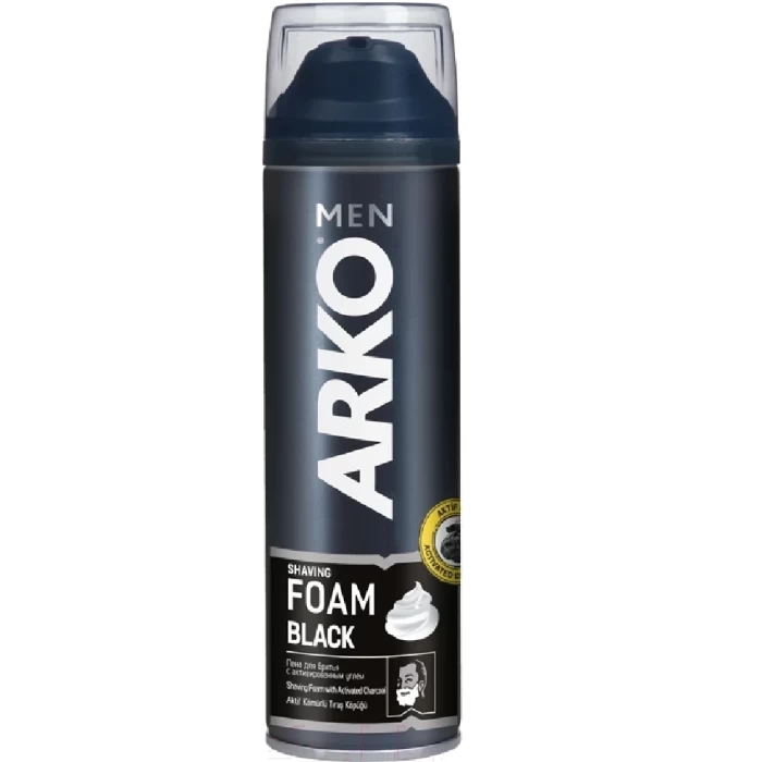 Пена для бритья Arko Men Black 200мл