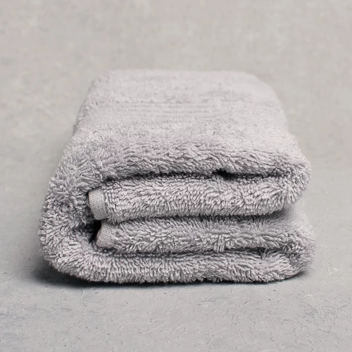 Полотенце махровое ТМ "ЦУМ" Classik серый 50х90 см