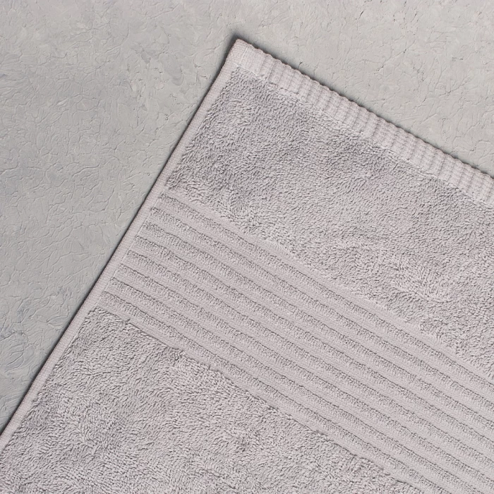 Полотенце махровое ТМ "ЦУМ" Classik серый 50х90 см