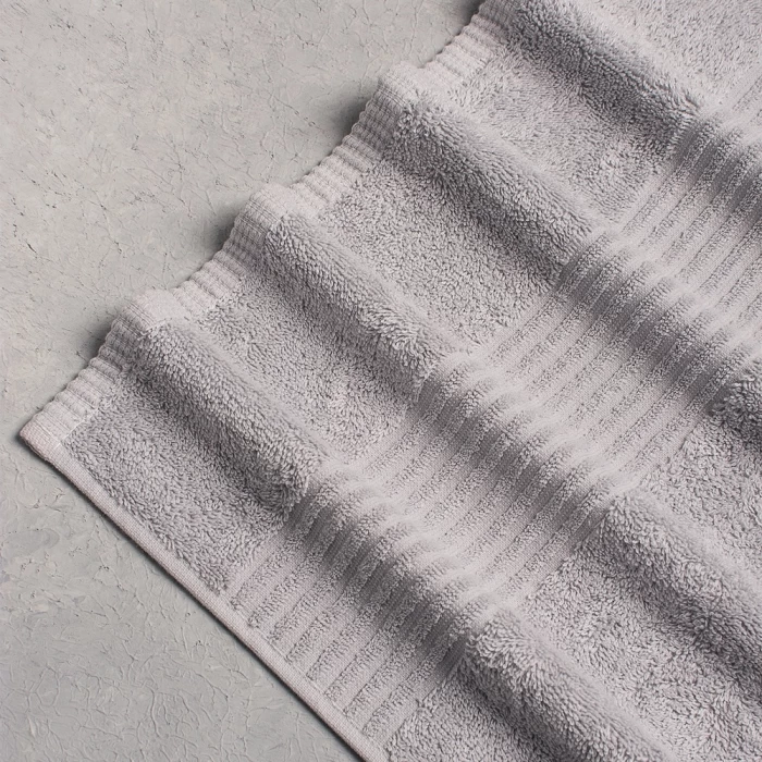 Полотенце махровое ТМ "ЦУМ" Classik серый 50х90 см