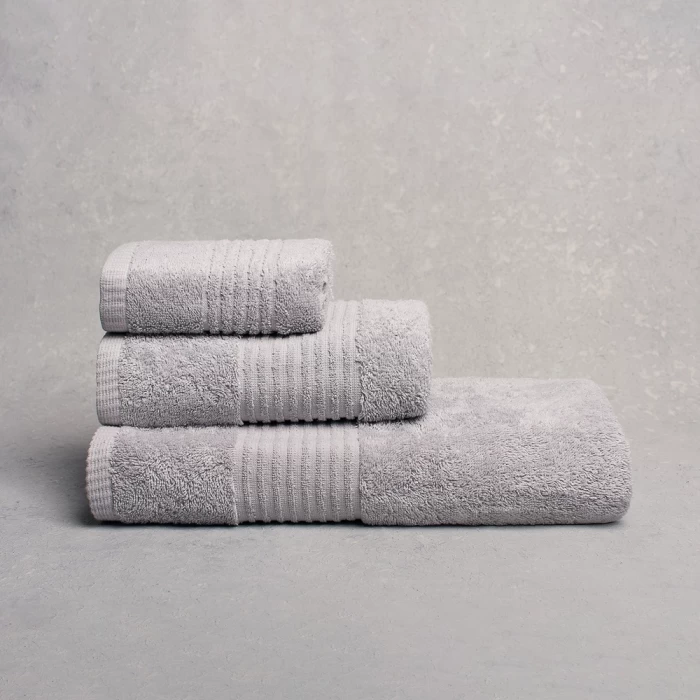 Полотенце махровое ТМ "ЦУМ" Classik серый 50х90 см