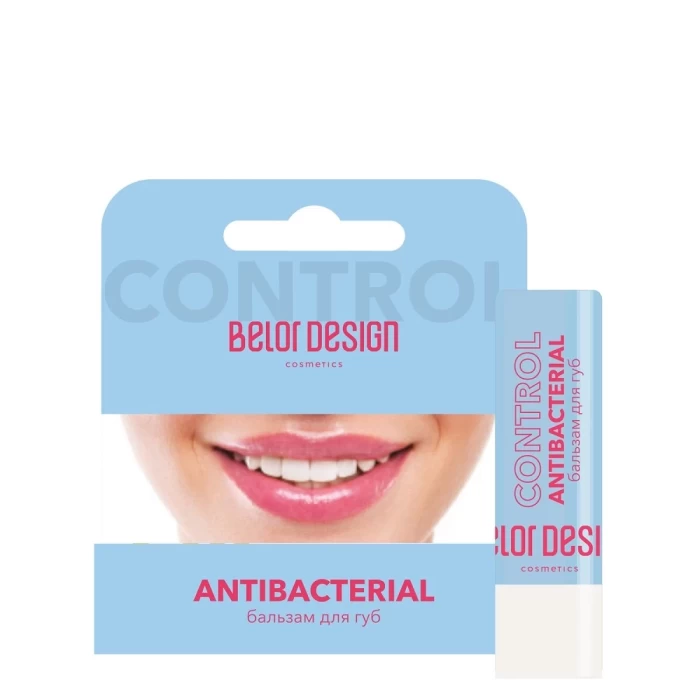 Бальзам для губ Belor Design Lip Control Antibacterial 4.4 г