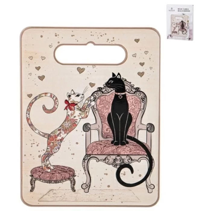 Подставка под горячее Agness Парижские коты  358-1754