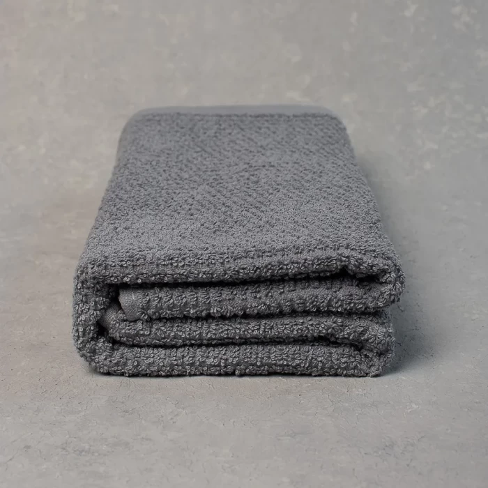 Полотенце махровое ТМ "ЦУМ" Полоса серый