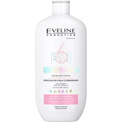 Крем-эмульсия для тела Eveline Cosmetics Ceramides интенсивно питательная 350мл