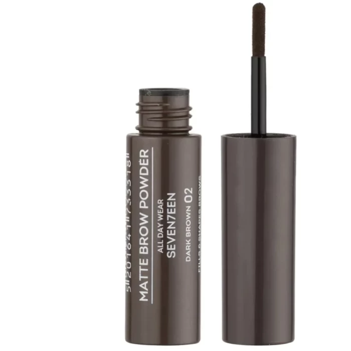 Тени-пудра для бровей Seventeen Matte Brow Powder All Day Wear