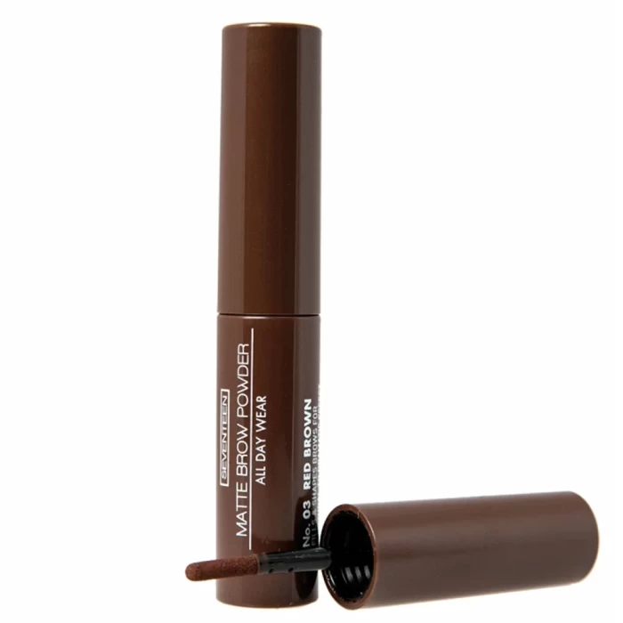 Тени-пудра для бровей Seventeen Matte Brow Powder All Day Wear