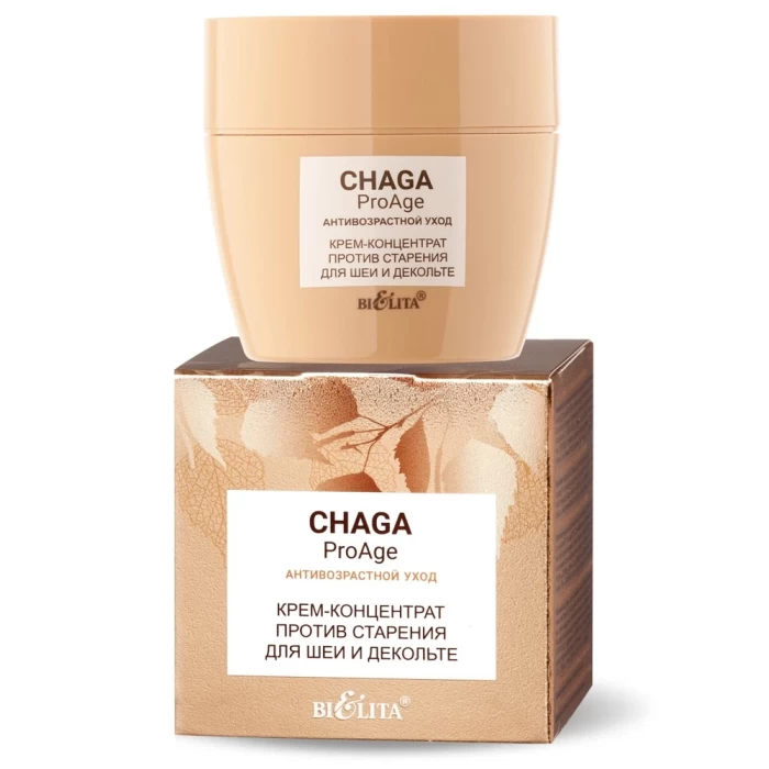 Крем-концентрат против старения для шеи и декольте Белита Chaga.ProAge 50мл