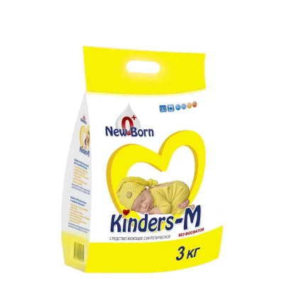 Стиральный порошок Kinders-M New Born детский 3 кг
