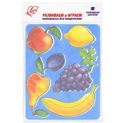 Трафарет с фигурами &quot;Фрукты&quot; арт.9с451-08