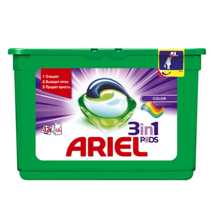 Капсулы для стирки Ariel Color 12 шт