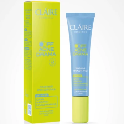 Точечный крем для лица Claire Off Acne Drama 15мл