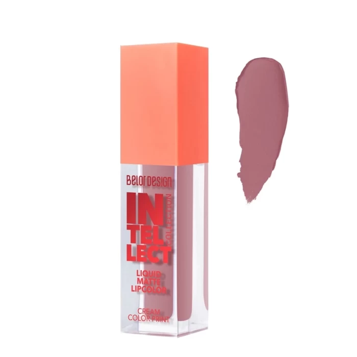 Краска для губ Intellect матовая BelorDesign 5.1 г