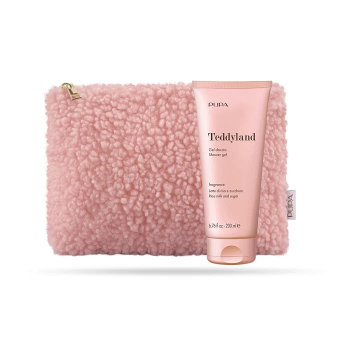 Набор для тела Pupa Teddyland Shower Gel Рисовое молоко и сахар