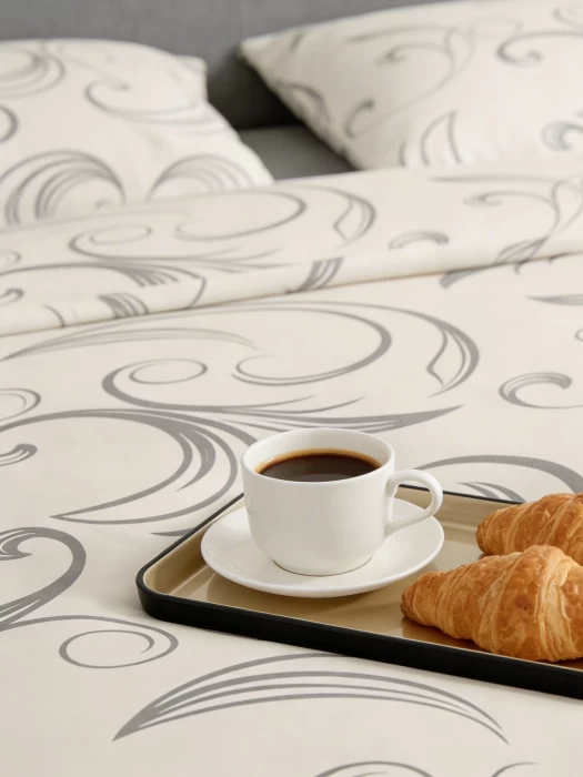 Комплект постельного белья Евро ТМ "ЦУМ" Завиток