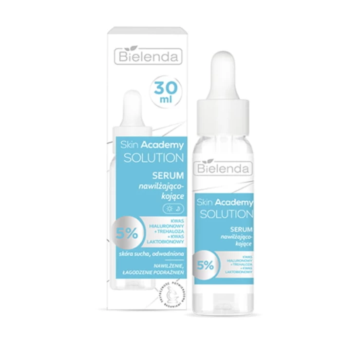 Сыворотка для лица Bielenda Skin Academy Solution Увлажняющая успокаивающая 30мл