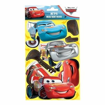 Игра магнитная Тачки Молния Маккуин с маркировкой Disney Pixar