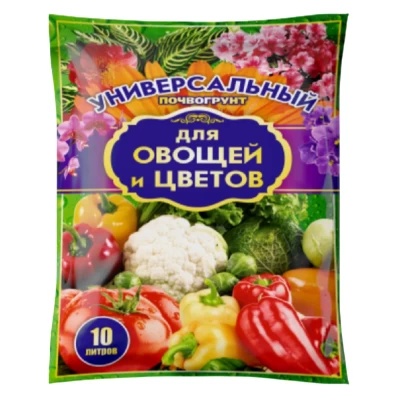 Почвогрунт РостАгро Для овощей и цветов 10л арт.1973