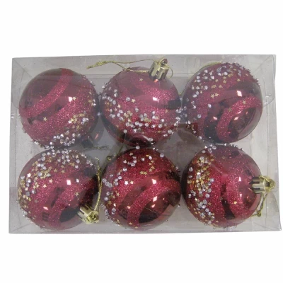 Набор шаров Девилон 760786 D-6 см 6шт