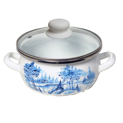 Кастрюля &quot;Гжель&quot; Сантэкс 3 л арт. 1-2430112