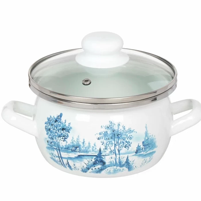 Кастрюля Сантэкс Гжель