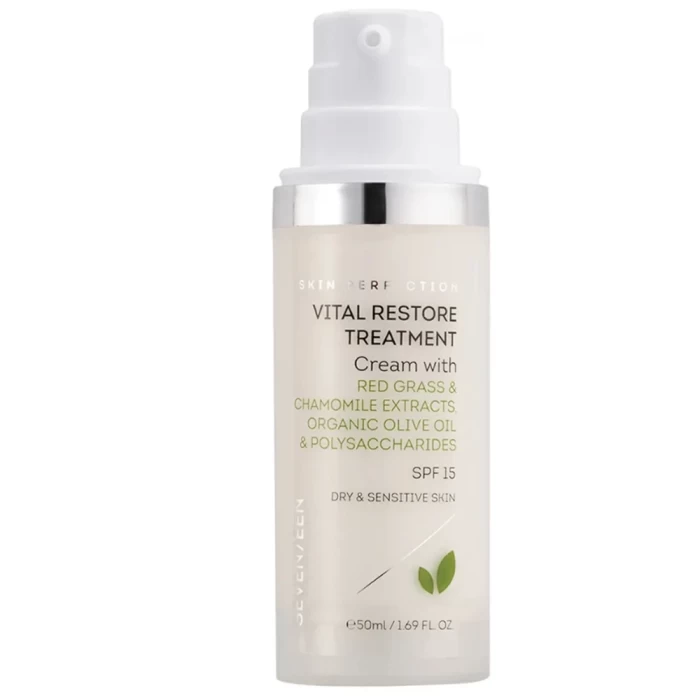 Восстанавливающий крем Seventeen для сухой и чувствительной кожи SPF15