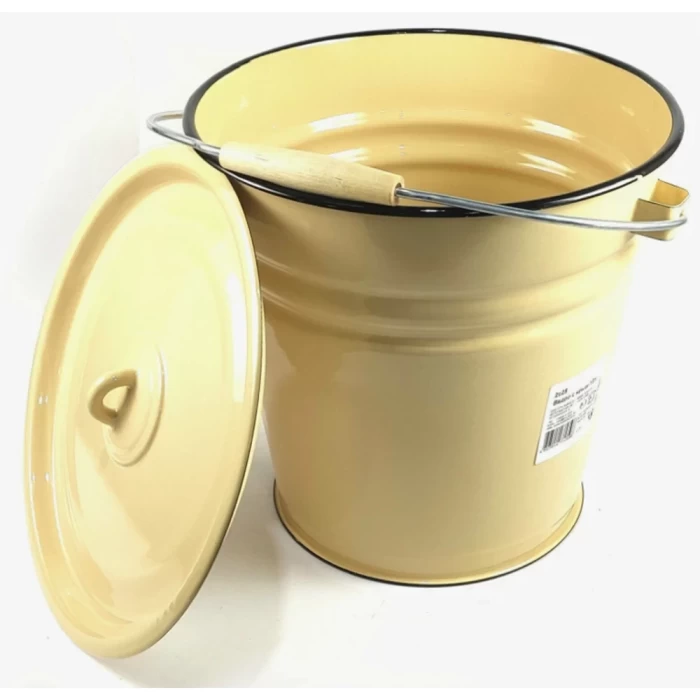 Ведро Стальэмаль 12л с крышкой 1с28с