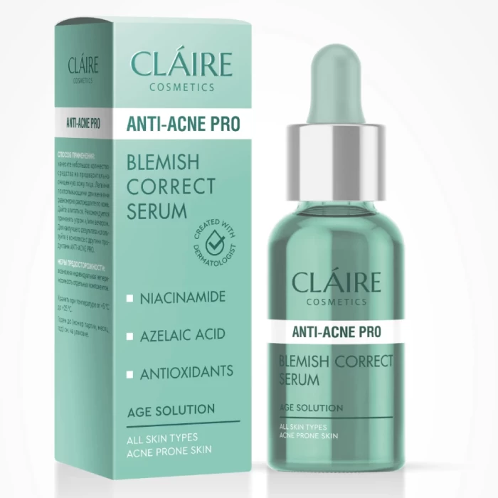 Сыворотка для лица Claire Anti-Acne Pro 30 мл