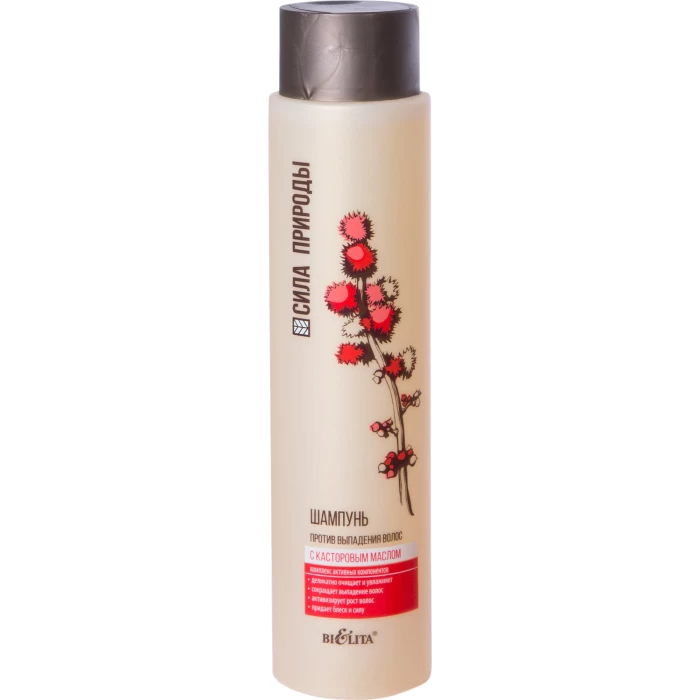 Бальзам Белита с касторовым маслом против выпадения волос, 380мл