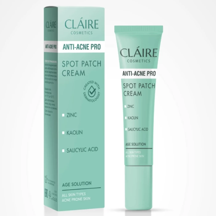 Точечный крем-патч для лица Claire Anti-Acne Pro 15мл