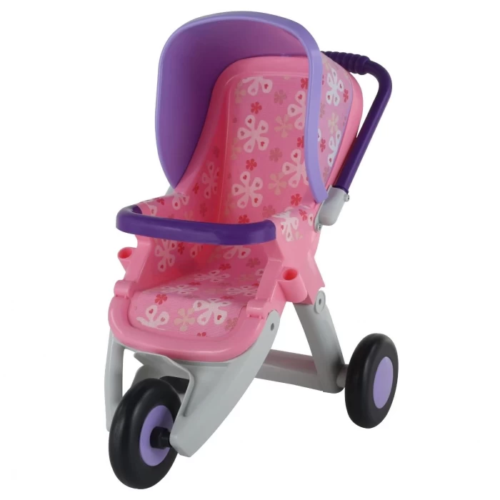 Коляска для кукол №2 прогулочная 3-х колёсная