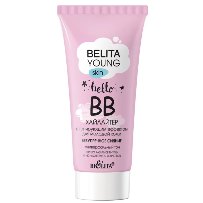ВВ-хайлайтер с тонирующим эффектом Белита Young Skin 30мл