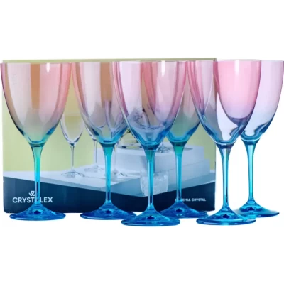 Набор бокалов для вина Crystalex Kate 400мл 6шт 40796/D5381/400