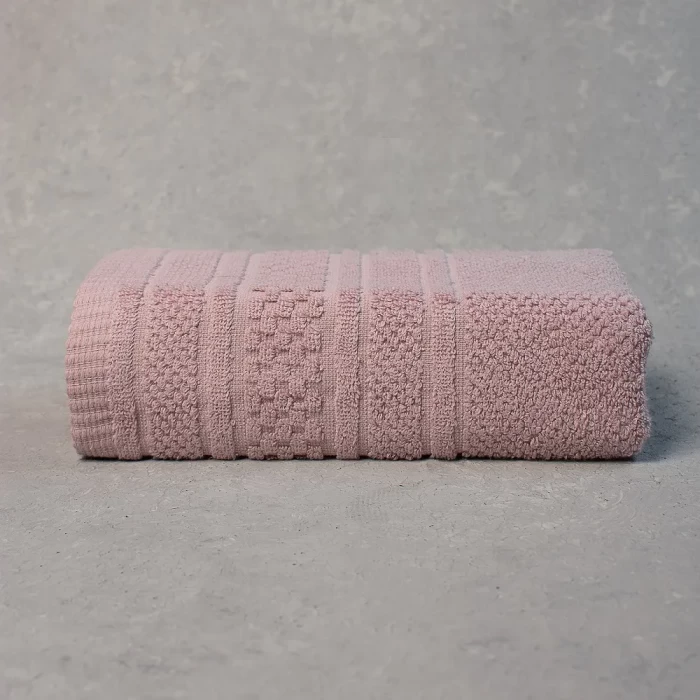 Полотенце махровое ТМ "ЦУМ" Рисо светлая сирень