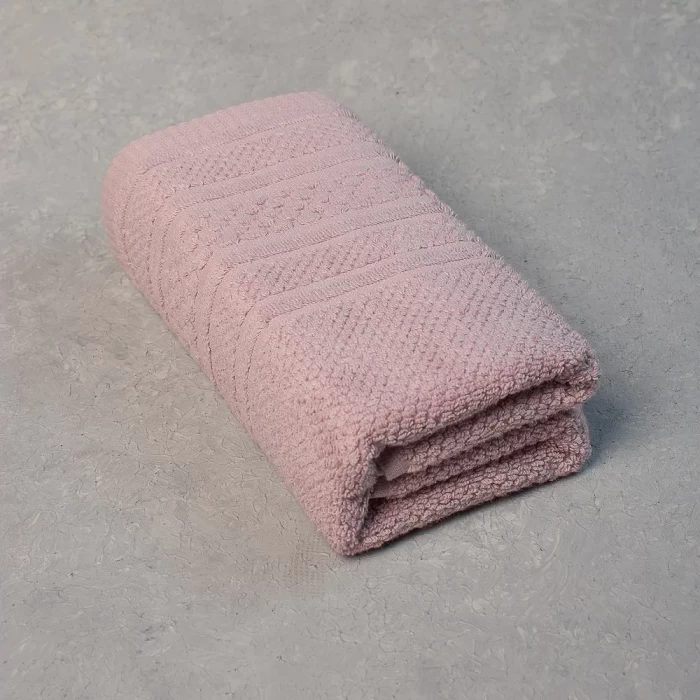 Полотенце махровое ТМ "ЦУМ" Рисо светлая сирень