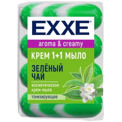 Крем-мыло EXXE 1+1 Зеленый чай 4шт