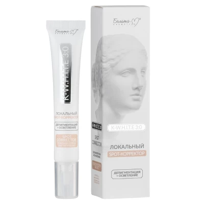 Крем для лица Белита-М K-W.H.I.T.E 3:0 Депигментация Осветление Локальный Spot-коррект 20г