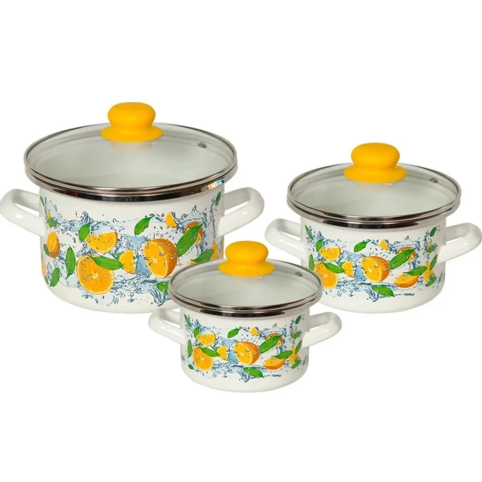 Кастрюля Сантэкс Апельсин