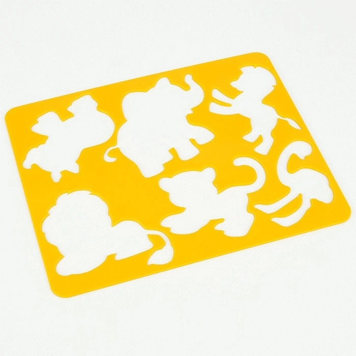 Трафарет с фигурами "Веселые зверята" арт. 10С 530-08